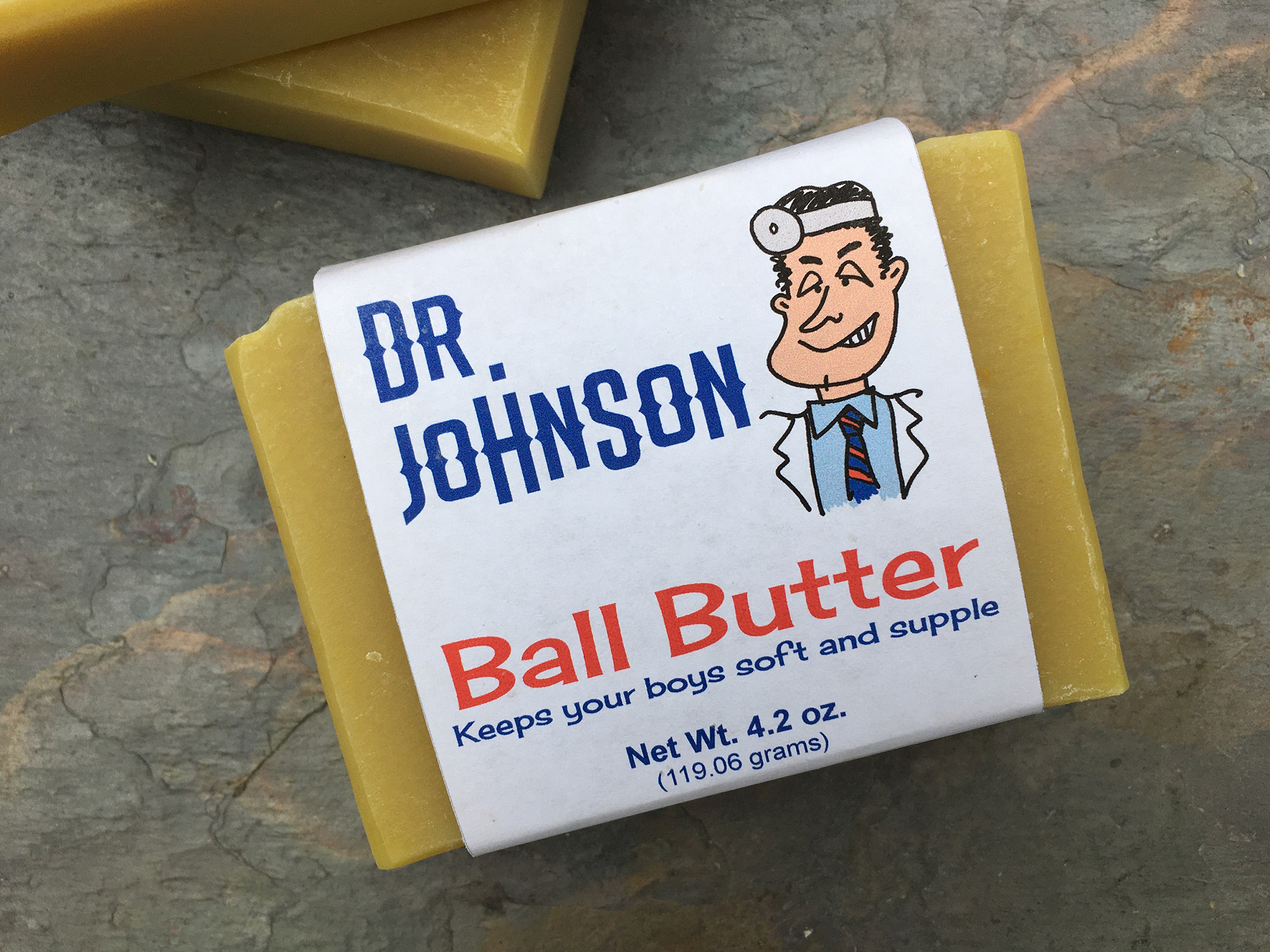 Dr. Johnson Ball Butter-Body Bar for Men - Click to
Enlarge Photo